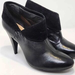 Coach Elegant Black Heeled Ankle Boots